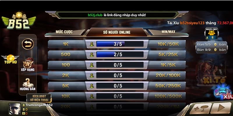 Trải nghiệm người dùng khi chơi Game bài tại B52club